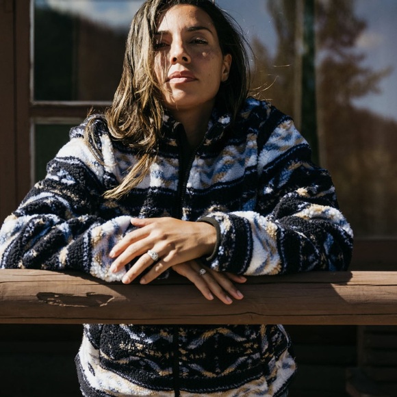 OUTBACK TRADING Women Jade Zip Up Blue Shirt Jacket Size SM - Picture 5 of 12